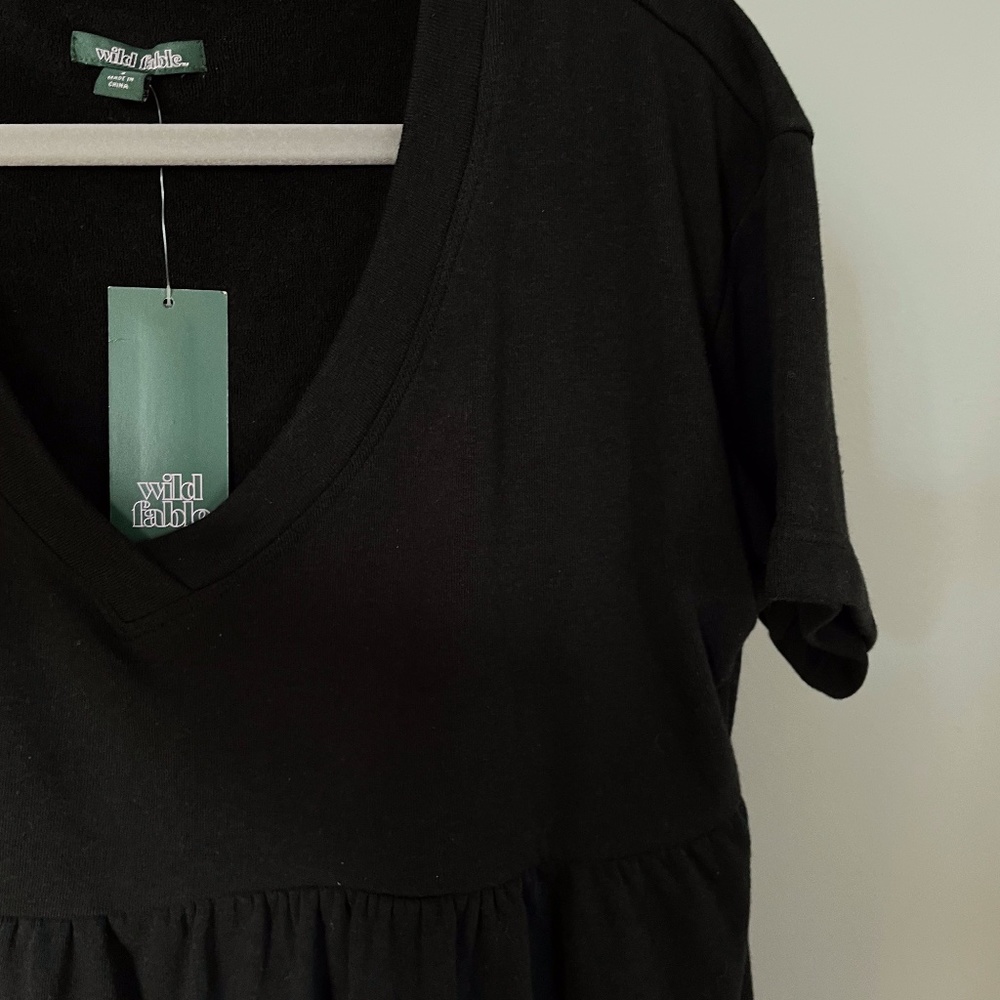 Wild Fable Short Sleeve Babydoll Sweatshirt Dress